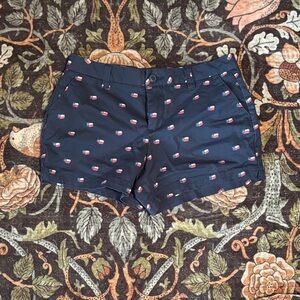 Texas Lone Star Flag Navy Women Shorts